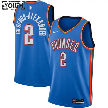 Dres Oklahoma City Thunder Shai Gilgeous-Alexander 2 2020-21 Nike Icon Edition Swingman - Dječji